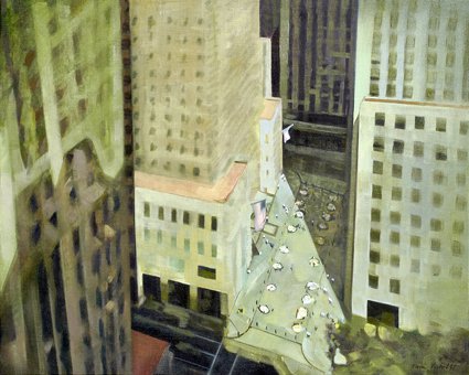 Lunch break at Rockefeller Plaza